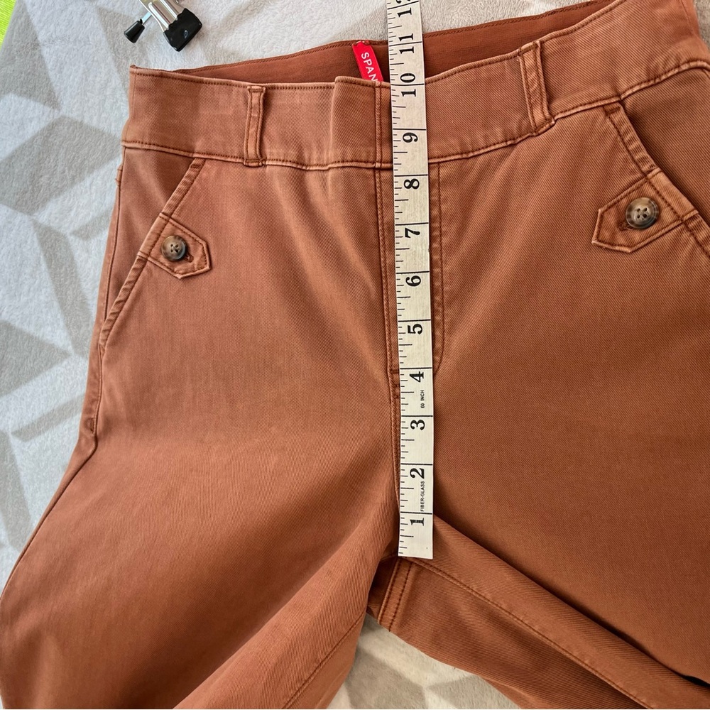 SPANX Twill Cropped Wide Leg Pant size Small Petite - Picture 8 of 9